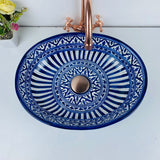 MyTindy ZOL - Oval - Moroccan Ceramic Sink, view 2