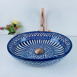 MyTindy ZOL - Oval - Moroccan Ceramic Sink, view 5