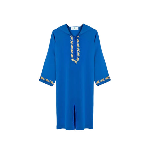 MyTindy Blue Moroccan Djellaba for girls kids