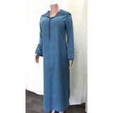 MyTindy Blue Moroccan Djellaba, view 3