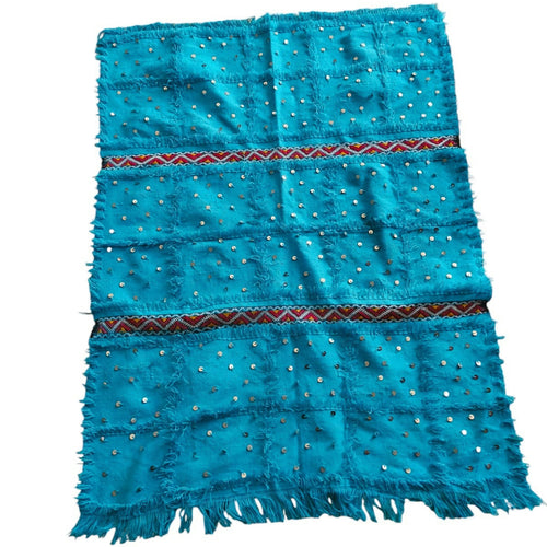 MyTindy Blue Moroccan Handira