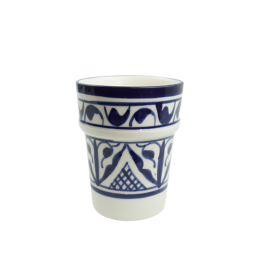 MyTindy Blue Patterns Moroccan Cup