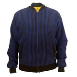 MyTindy Blue Retro Bomber Jacket, view 2