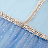 MyTindy Blue star Moroccan kaftan for girls kids, view 2