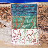 MyTindy Blue Tones Moroccan Rug, view 2
