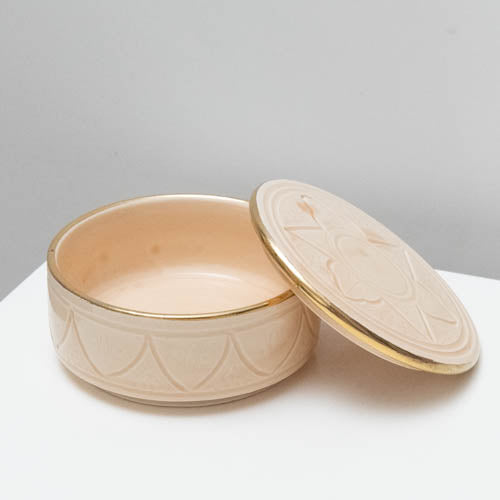 MyTindy Ceramic Box With Golden Thread
