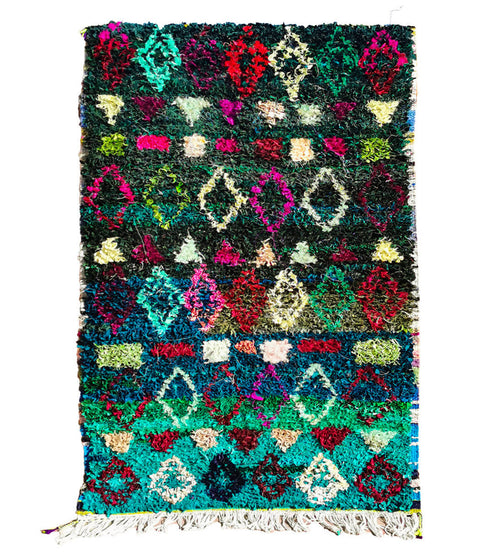 MyTindy Boucherouite colorful Rug