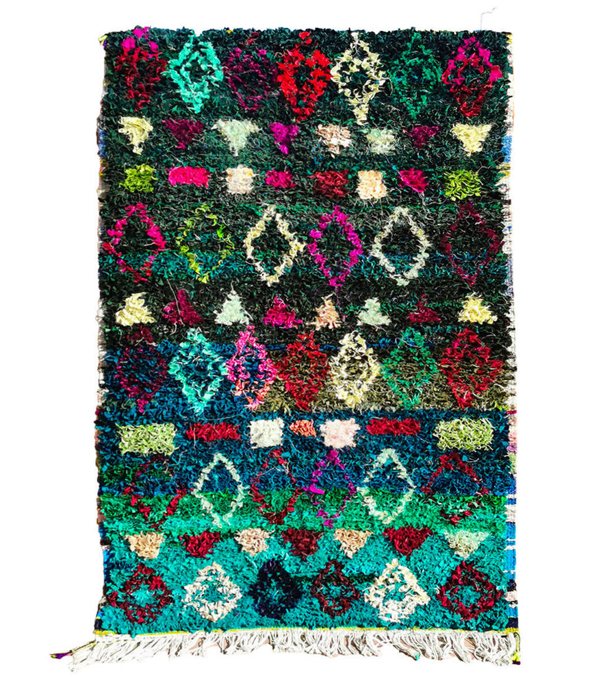MyTindy Boucherouite colorful Rug