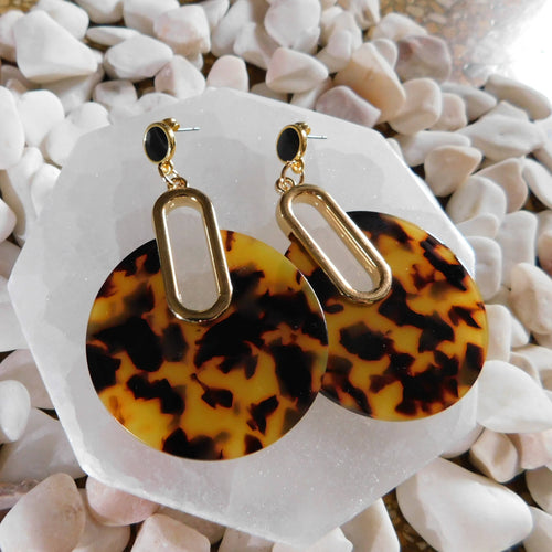 MyTindy Boucles d'oreilles soleil du soir
