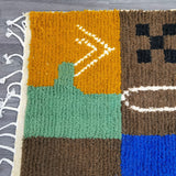 MyTindy Boujaad Moroccan Rug - Authentic Handmade Berber Wool Carpets for Chic Home Decor, view 5