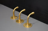 MyTindy Brass Wall Hook, Unlacquered Brass Towel Hooks, Solid Brass Hanging Hook, Bathroom Hooks, Small Hooks, view 5