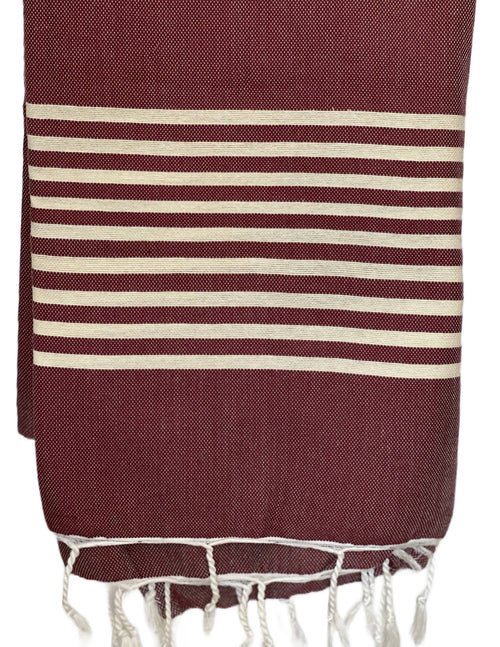 MyTindy Brick Red Moroccan Towel
