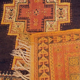 MyTindy Brown and Orange Ait Ouawzkit Kilim Rug, view 2