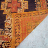 MyTindy Brown and Orange Ait Ouawzkit Kilim Rug, view 4