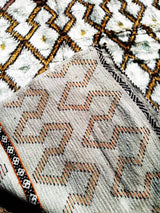 MyTindy Brown and White Moroccan Rug, view 2