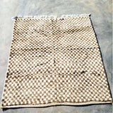 MyTindy Brown Checkboard Moroccan Rug, view 5