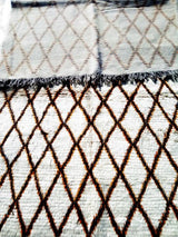 MyTindy Brown Checkers Moroccan Rugs, view 3