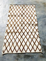 MyTindy Brown Checkers Moroccan Rugs, view 5