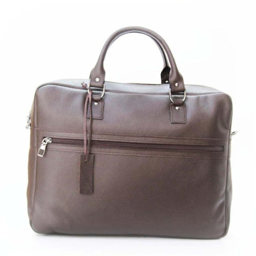 MyTindy Brown handmade leather computer bag