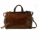 MyTindy Brown Leather Travel Bag, view 2