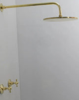 MyTindy Built In Moroccan Unlacquered Brass Shower System, view 2