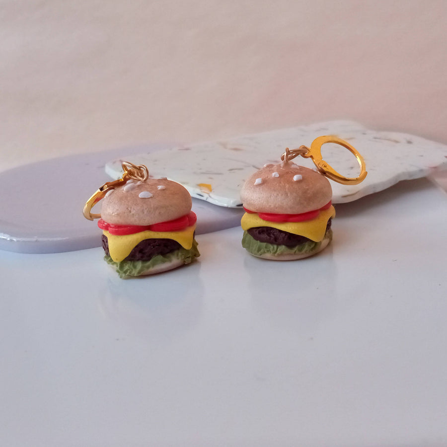 MyTindy Burger Earrings