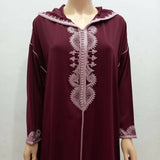 MyTindy Burgundy Djellaba, view 2