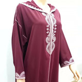 MyTindy Burgundy Djellaba, view 3