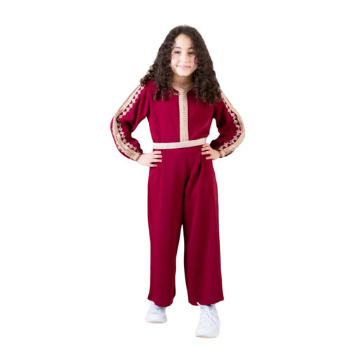MyTindy Burgundy jumpsuit