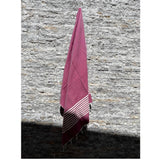 MyTindy Burgundy Moroccan Towel, view 5