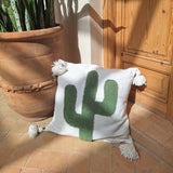 MyTindy Cactus Cotton Moroccan Tassel Cushion Covers, view 2