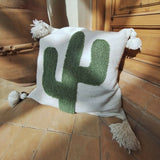 MyTindy Cactus Cotton Moroccan Tassel Cushion Covers, view 4