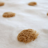 MyTindy Camel Pompom Moroccan Bed Spread, view 4