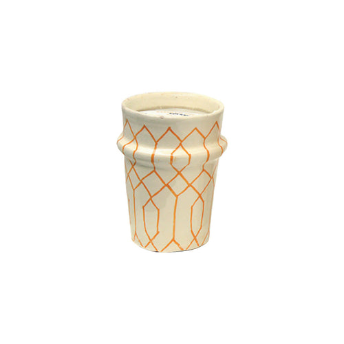 MyTindy CANDLE CUPS TERRACOTTA ABSTRACT DECO