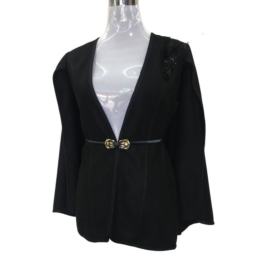 MyTindy Modern Cashmere Black Cape