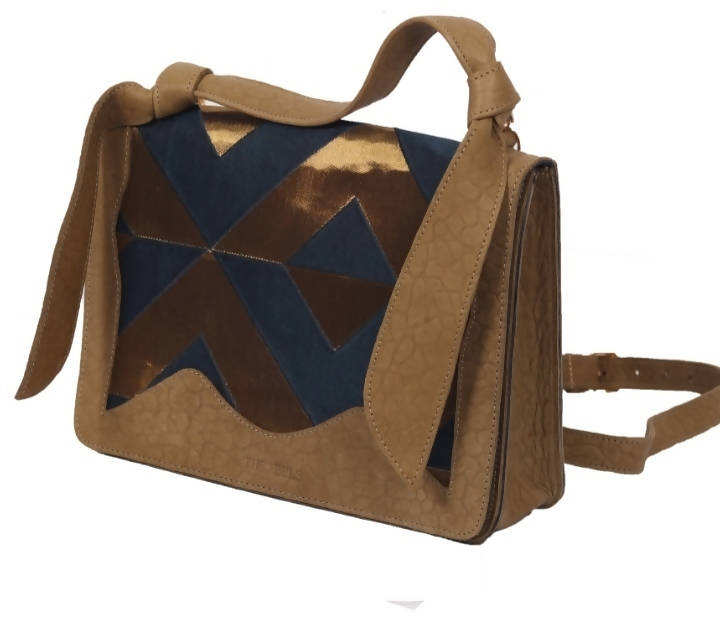 MyTindy Caramel Leather bag