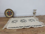 MyTindy Moroccan rug Beni Ouarain rug 2x3 ft Handmade rug Small rug, view 4