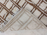 MyTindy Moroccan rug Beni Ouarain rug 4x6 ft Handmade rug Berber rug, view 6