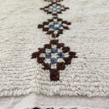 MyTindy Moroccan rug Beni Ouarain rug 2x4 ft Handmade rug Berber rug, view 4
