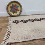 MyTindy Moroccan rug Beni Ouarain rug 2x4 ft Handmade rug Berber rug, view 6