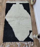 MyTindy Moroccan rug Beni Ouarain rug 2x4 ft Handmade rug Berber rug, view 2