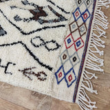 MyTindy Moroccan rug Beni Ouarain rug 3x4 ft Handmade rug Berber rug, view 5