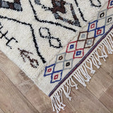 MyTindy Moroccan rug Beni Ouarain rug 3x4 ft Handmade rug Berber rug, view 6