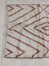 MyTindy Moroccan rug Beni Ouarain rug 4x5 ft Handmade rug Berber rug, view 5