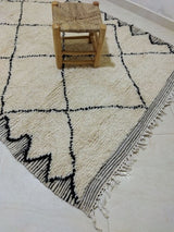 MyTindy Moroccan rug Beni Ouarain rug 4x7 ft Handmade rug Berber rug, view 4