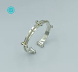 MyTindy Castle Silver Bracelet, view 3