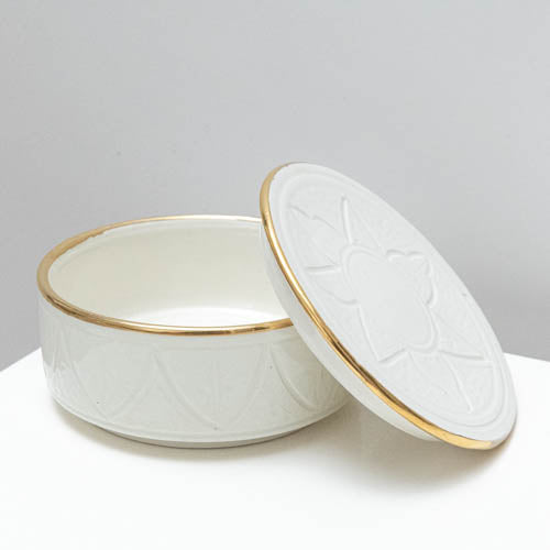 MyTindy Ceramic Box With Golden Thread