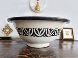 MyTindy Ceramic Moroccan Sink Bowl, view 6