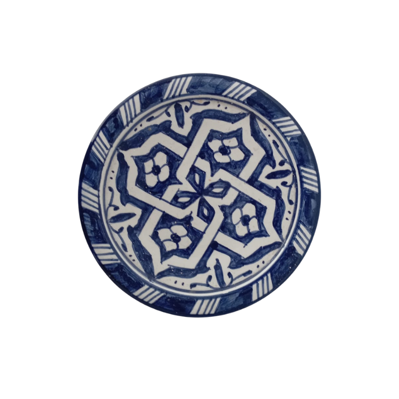 MyTindy FEZ Blue Ceramic Plate