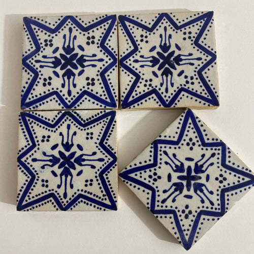 MyTindy Ceramic tiles Hand painted 4"x4" 100% Handmade for Bathroom Remodeling and kitchen Projects works wall, ground and pool